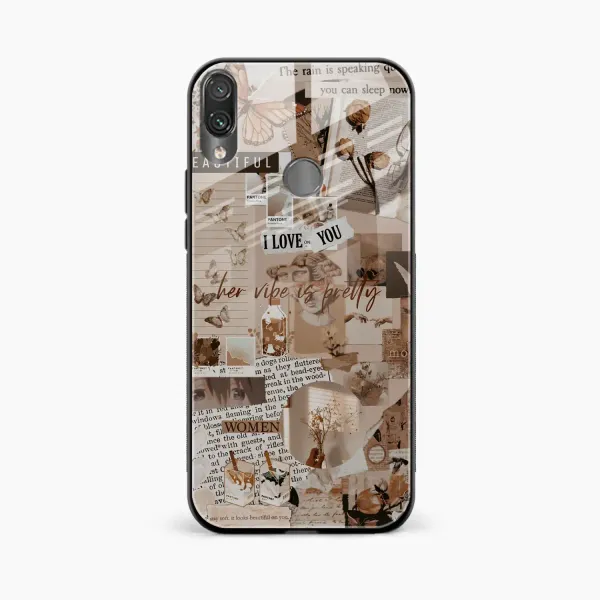 Aesthetic Vintagel Redmi Note 7s Back Cover