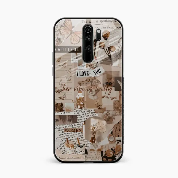 Aesthetic Vintagel Redmi Note 8 Pro Back Cover
