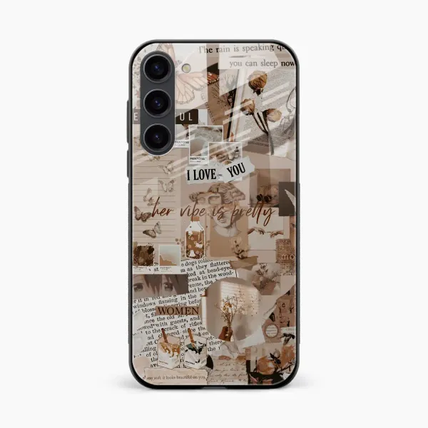 Aesthetic Vintagel Samsung S23 Plus Back Cover