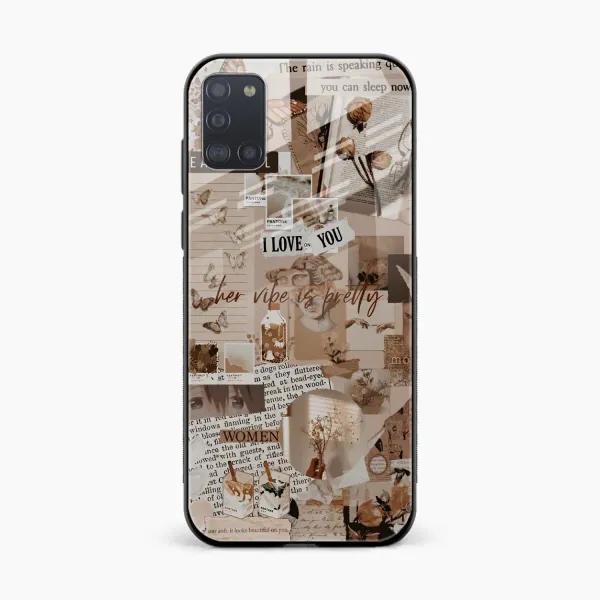 Aesthetic Vintagel Samsung A03s Back Cover