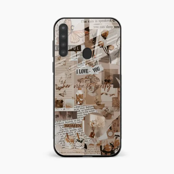 Aesthetic Vintagel Samsung A21 Back Cover