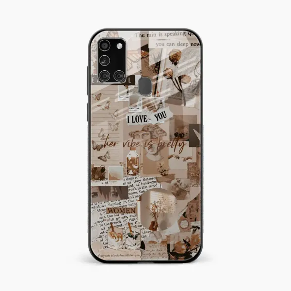 Aesthetic Vintagel Samsung A21s Back Cover