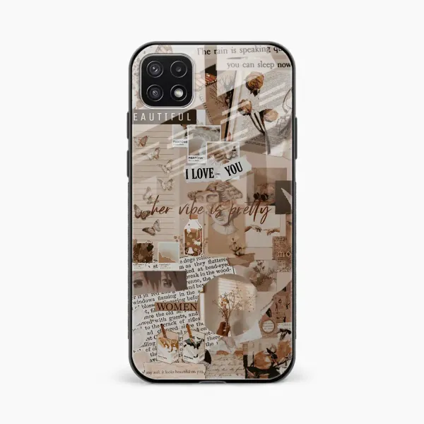 Aesthetic Vintagel Samsung A22 5G Back Cover