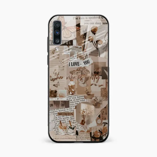 Aesthetic Vintagel Samsung A7 Back Cover