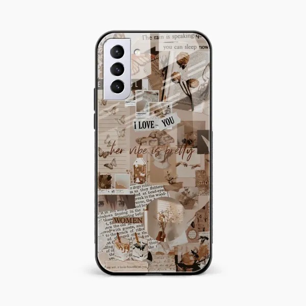 Aesthetic Vintagel Samsung Galaxy S22 Back Cover