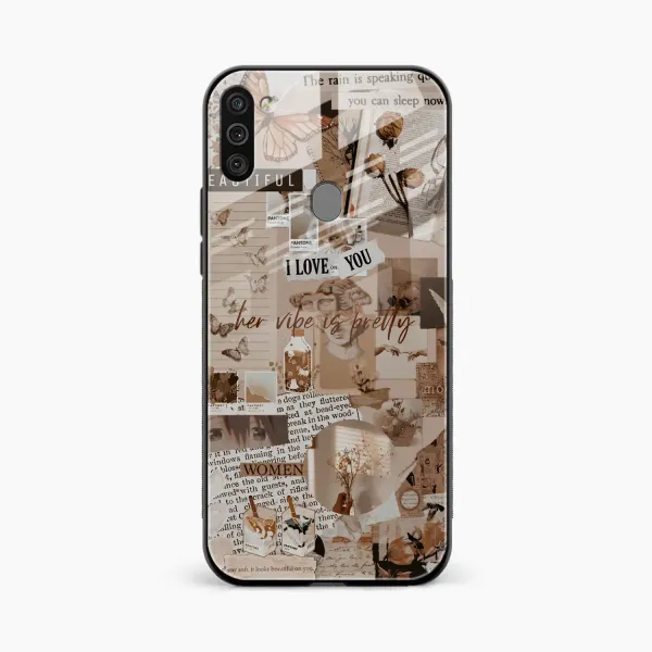 Aesthetic Vintagel Samsung M11 Back Cover