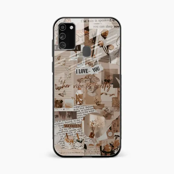 Aesthetic Vintagel Samsung M30s Back Cover
