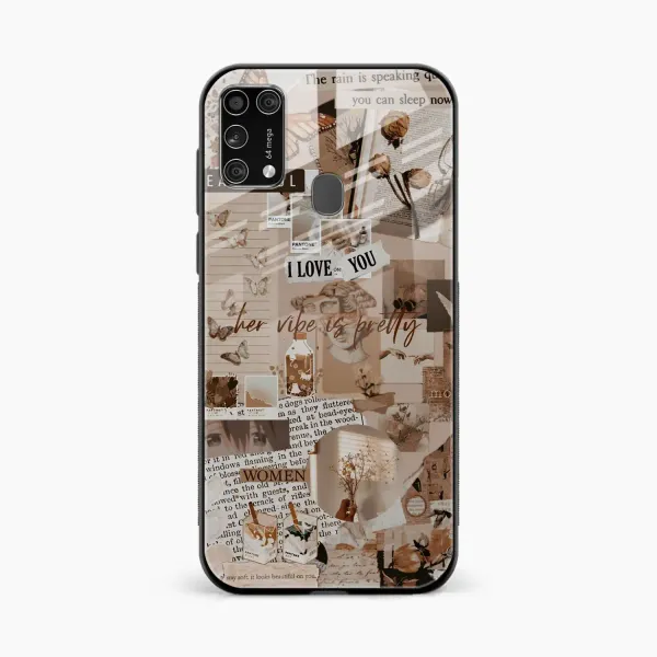 Aesthetic Vintagel Samsung M31 Back Cover