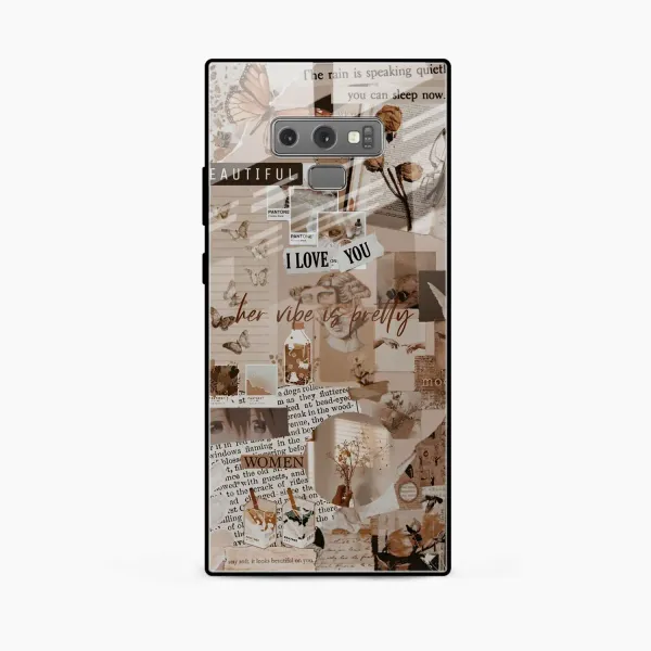 Aesthetic Vintagel Samsung Note 9 Back Cover