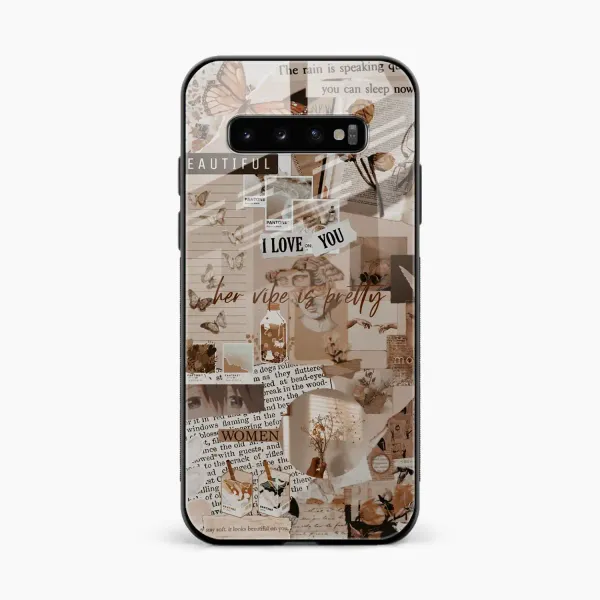 Aesthetic Vintagel Samsung S10 Plus Back Cover