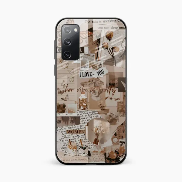 Aesthetic Vintagel Samsung S20 Back Cover