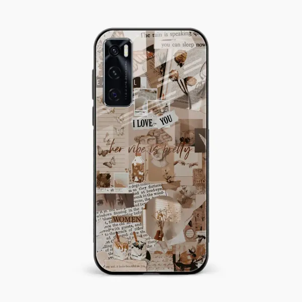Aesthetic Vintagel Vivo V20 SE Back Cover