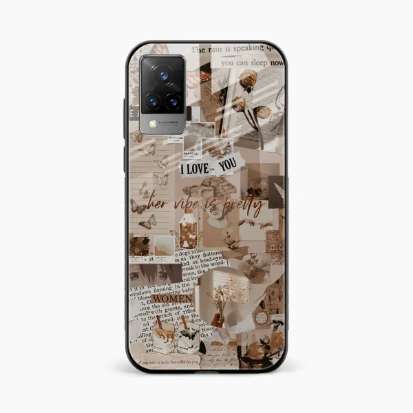 Aesthetic Vintagel Vivo V21 Back Cover