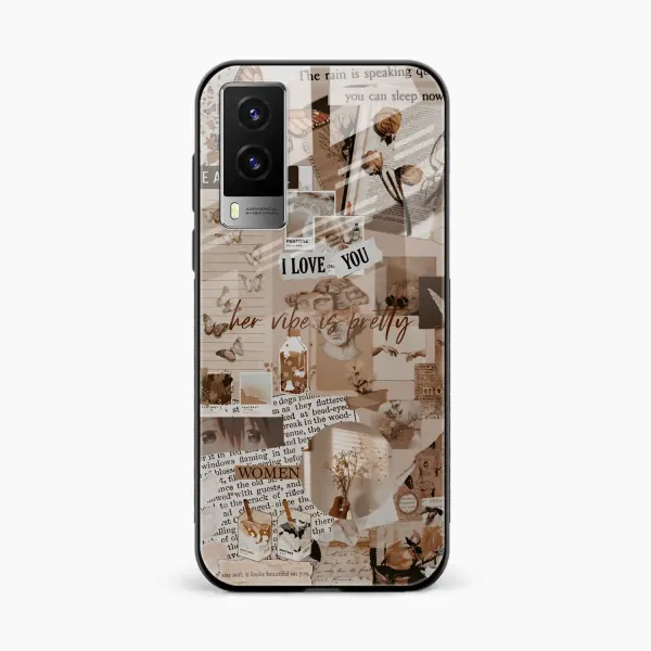 Aesthetic Vintagel Vivo V21e 5G Back Cover