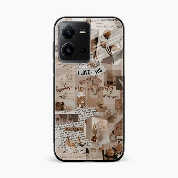 Aesthetic Vintagel Vivo V25 Back Cover