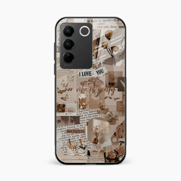 Aesthetic Vintagel Vivo V27 Back Cover