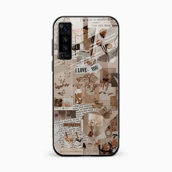 Aesthetic Vintagel Vivo X50 Back Cover