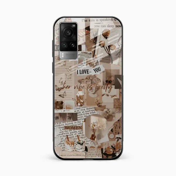 Aesthetic Vintagel Vivo X60 Pro Back Cover