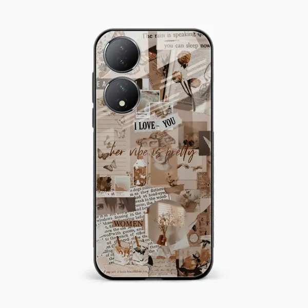 Aesthetic Vintagel Vivo Y100 Back Cover