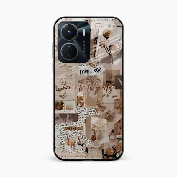 Aesthetic Vintagel Vivo Y16 Back Cover