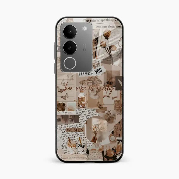 Aesthetic Vintagel Vivo Y200 Back Cover