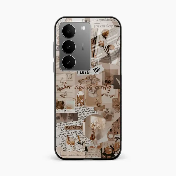 Aesthetic Vintagel Vivo Y200e Back Cover