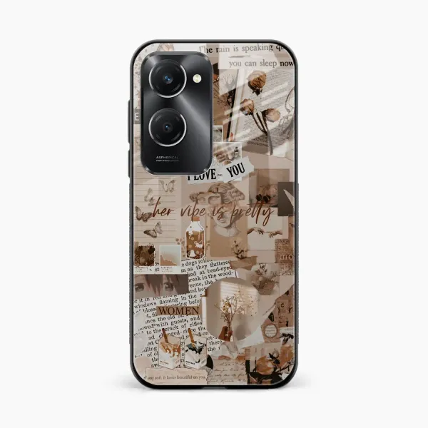 Aesthetic Vintagel Vivo Y28s 5G Back Cover