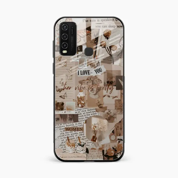 Aesthetic Vintagel Vivo Y30 Back Cover