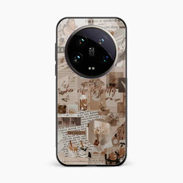 Aesthetic Vintagel Xiaomi 14 Ultra Back Cover