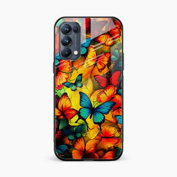 Butterfly Oppo Reno 5 Back Cover