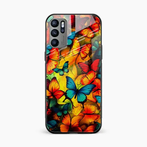 Butterfly Oppo Reno 6 Pro Back Cover
