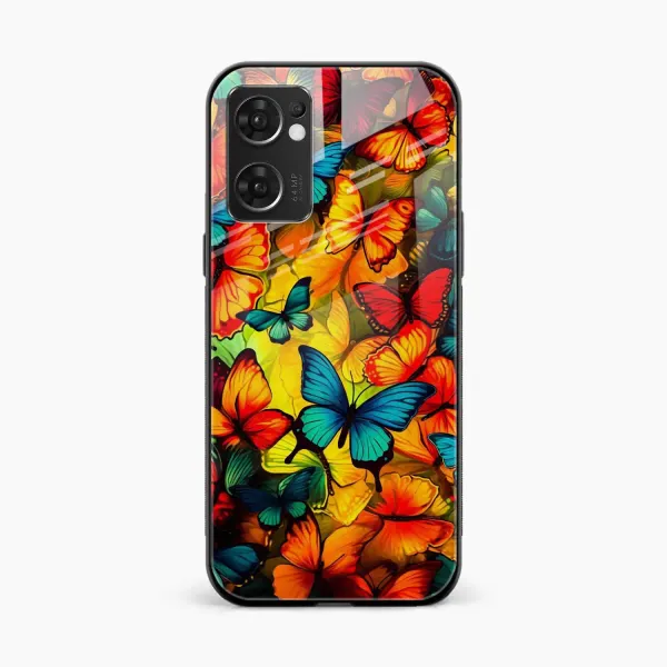 Butterfly Oppo Reno 7 5G Back Cover