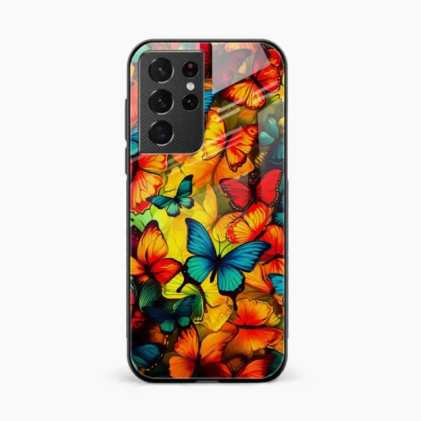 Butterfly Samsung S21 Ultra Back Cover