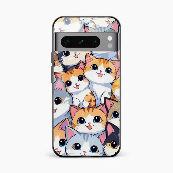 Cute Cat Google Pixel 8 Pro Back Cover