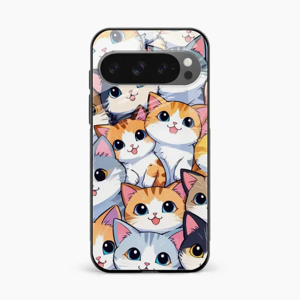 Cute Cat Google Pixel 9 Pro Xl Back Cover