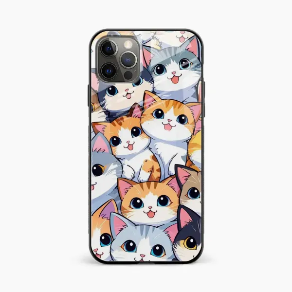 Cute Cat iPhone 16 Pro Back Cover