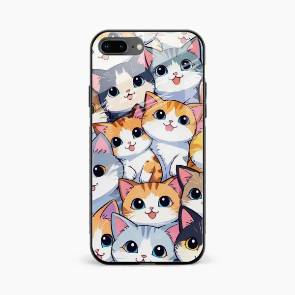 Cute Cat iPhone 8 Plus Back Cover