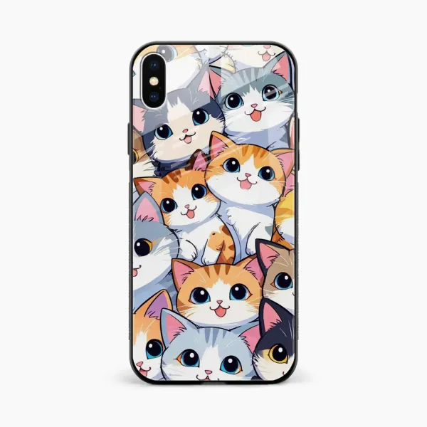 Cute Cat iPhone XS Back Cover