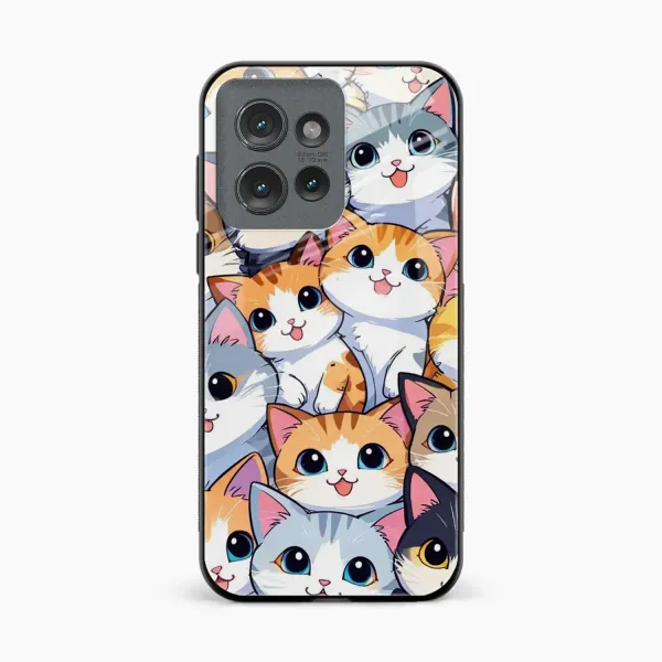 Cute Cat Motorola Edge 50 5G Back Cover