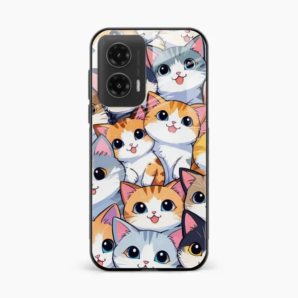Cute Cat Motorola G35 5G Back Cover
