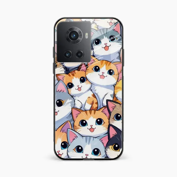 Cute Cat OnePlus 10R Back Cover