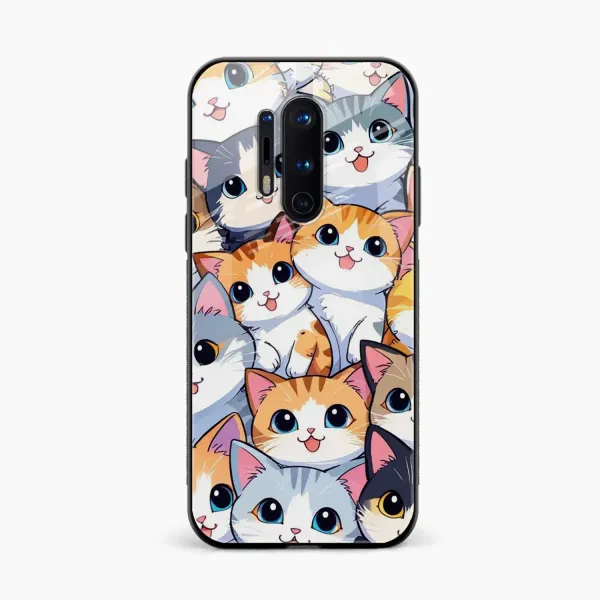 Cute Cat OnePlus 8 Pro Back Cover