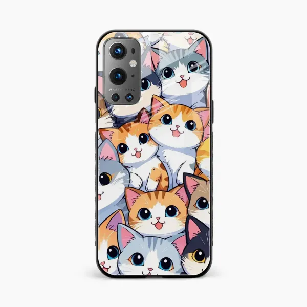 Cute Cat OnePlus 9 Pro Back Cover