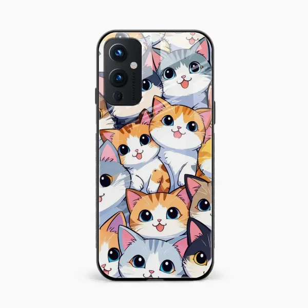 Cute Cat OnePlus 9 Back Cover