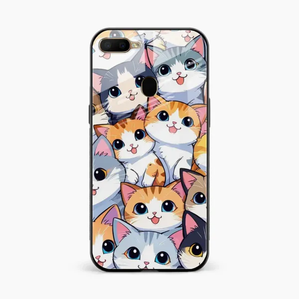 Cute Cat Oppo A11k Back Cover