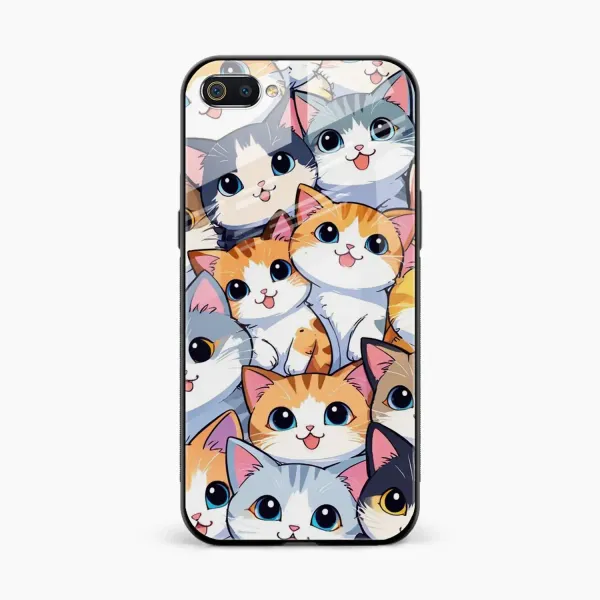 Cute Cat Oppo A1k Back Cover