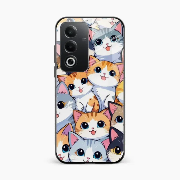 Cute Cat Oppo A3 Pro Back Cover