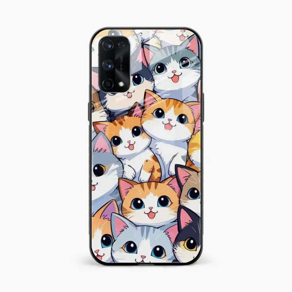 Cute Cat Oppo A74 5G Back Cover