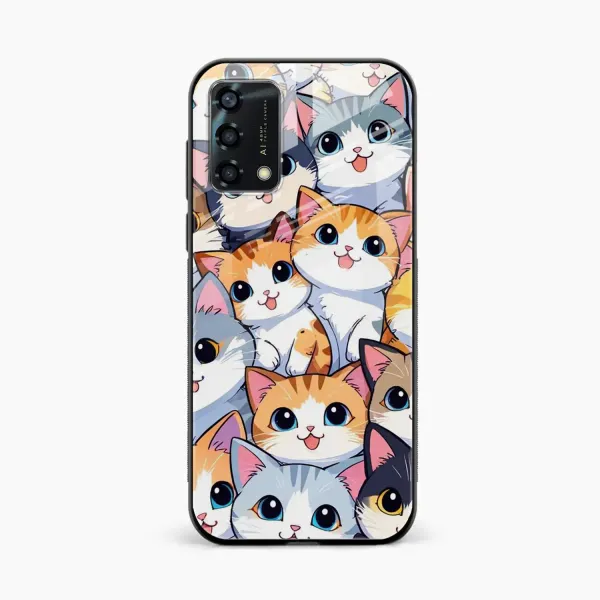 Cute Cat Oppo A74 Back Cover