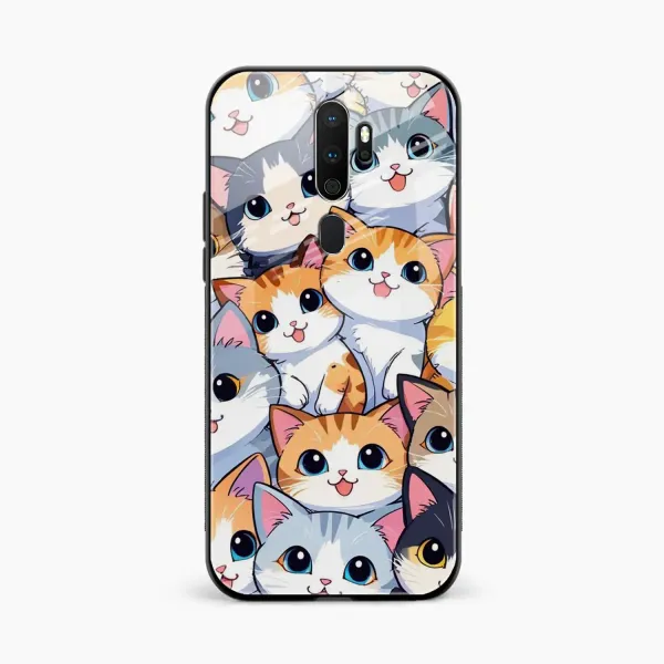 Cute Cat Oppo A9 Back Cover